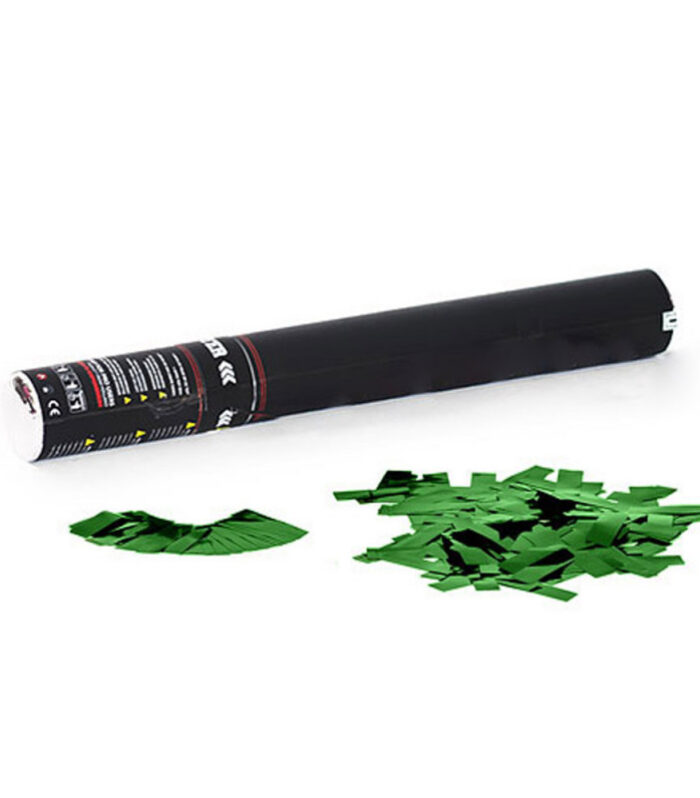 TCM FX - Kézi működtetésű Konfetti Ágyú 50cm - Green Metallic